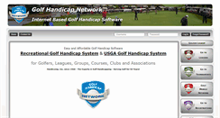 Desktop Screenshot of golfhandicapnetwork.com